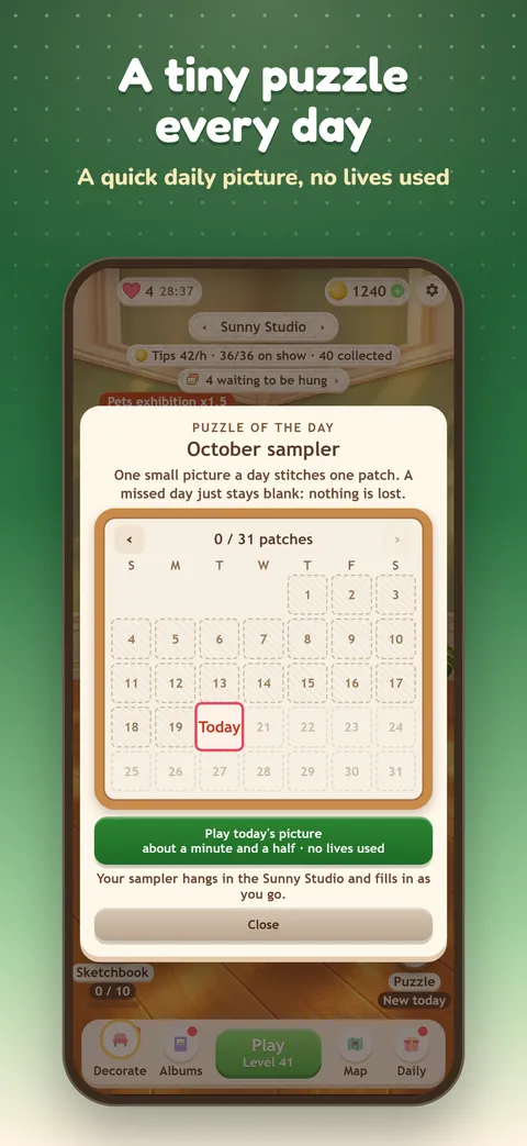 Screenshot 8: A tiny puzzle every day